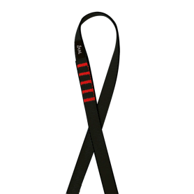 Anneau de Sangle Plat 18mm * 120mm Noir Beal