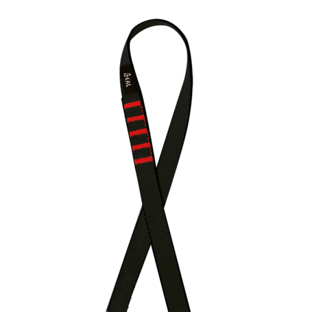Anneau de Sangle Plat 18mm * 120mm Noir Beal