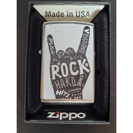 Zippo Hard Rock  Mars 2021 Entièrement neuf avec sa boite d'origine