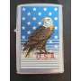 Zippo 1 USA Aigle Pygargue Couleur Etoile Etats-Unis Total Juillet 1991 Entièrement neuf