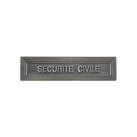 Agrafe Médaille Sécurité Civile Argent