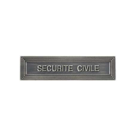 Agrafe Médaille Sécurité Civile Argent