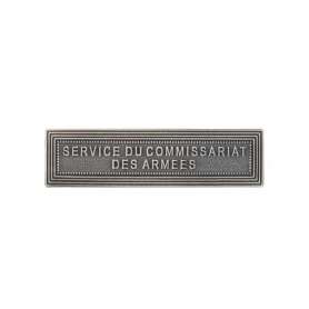 Agrafe Médaille Service du Commissariat des Armées Argent