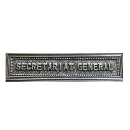 Agrafe Médaille Secrétariat Général Argent