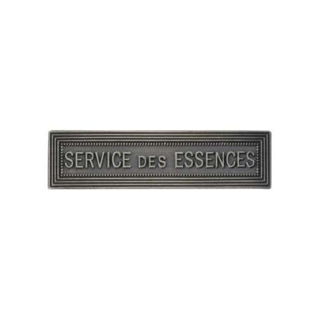 Agrafe Médaille Service des Essences Argent