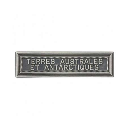 Agrafe Médaille Terres Australes et Antartiques Argent