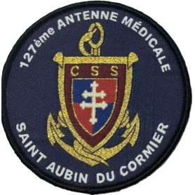 Écusson 127° Antenne Médicale Sur Scratch